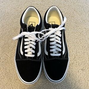 Old Skool Stackform Black Vans NEW size 9 womens